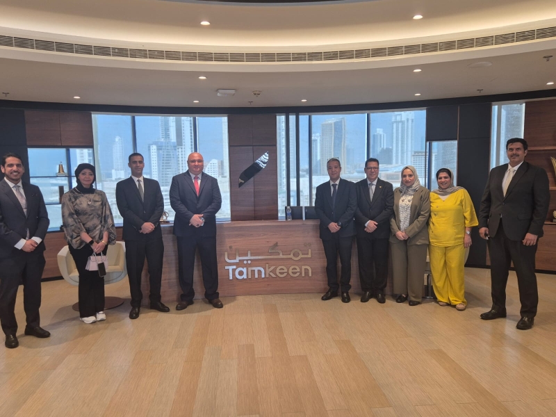 وفد النقابة العامة للعاملين بالنيابات والمحاكم بجمهورية مصر العربية يزور صندوق العمل "تمكين”